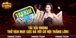 Tài Xỉu VND88 - Thử Vận May Cực Đã Với Cơ Hội Thắng Lớn!